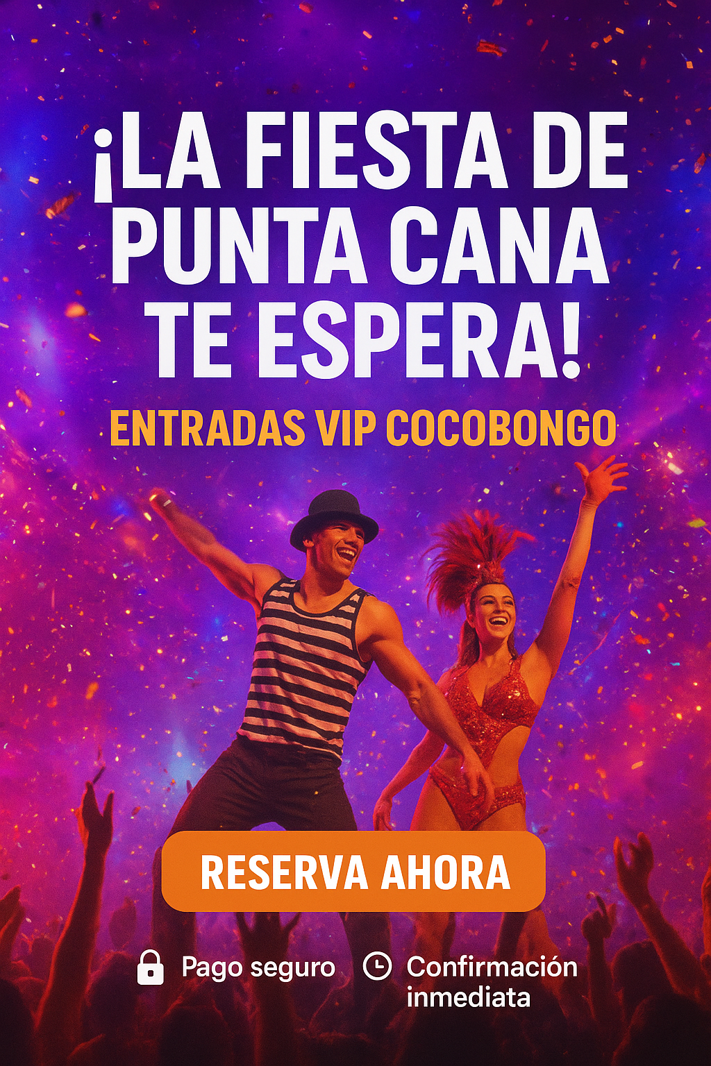 tickets coco bongo punta cana: show & discoteca (entrada + barra libre)