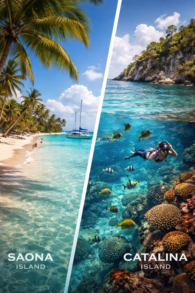Excursión Isla Saona VIP vs Isla Catalina: Guía Comparativa 2026