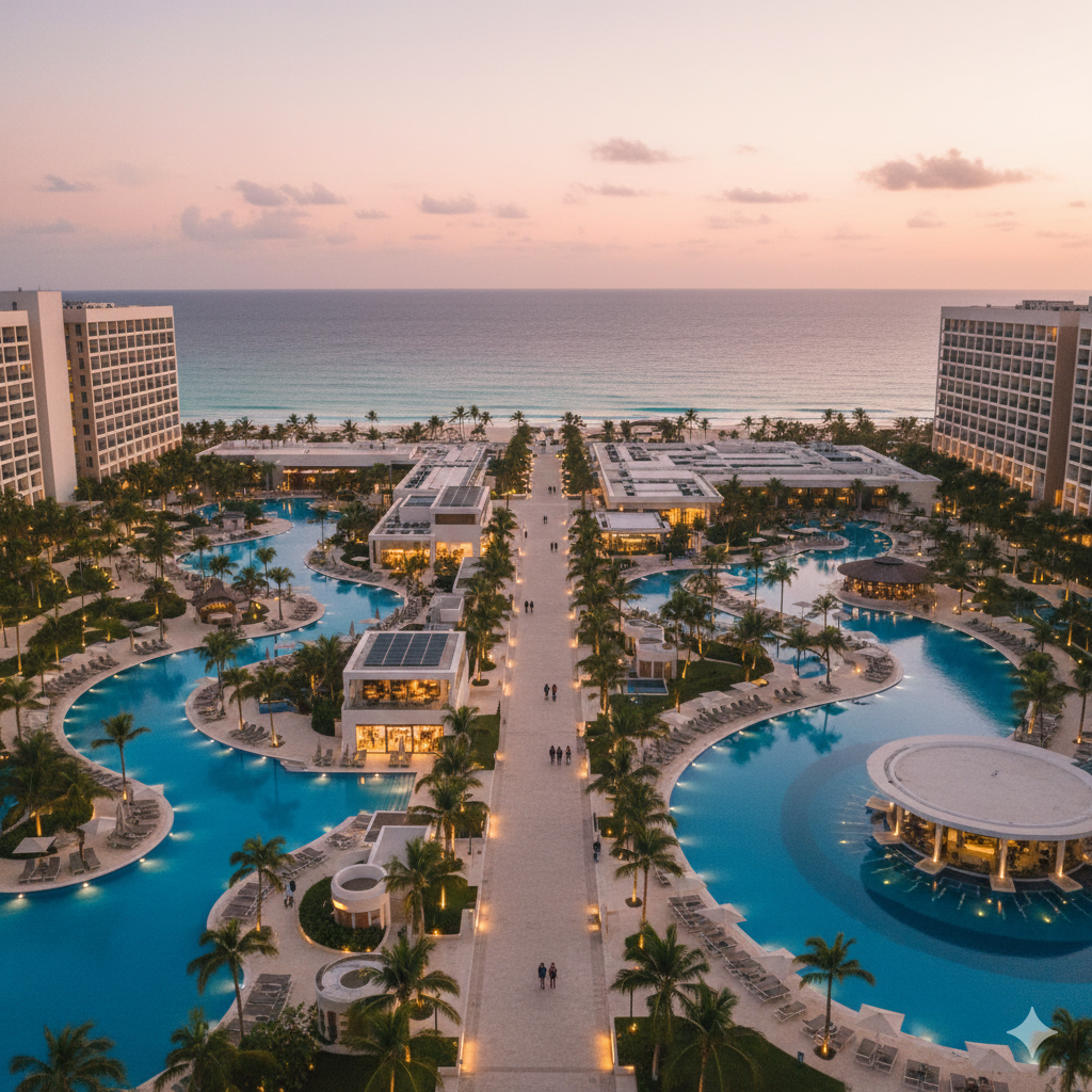 Piscinas infinity de Lopesan Costa Bávaro Resort - Tarifa Local