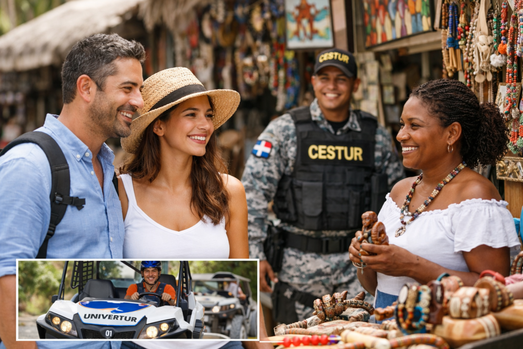 El caos de los taxis contrastado con la elegancia de los traslados aeropuerto punta cana privados.