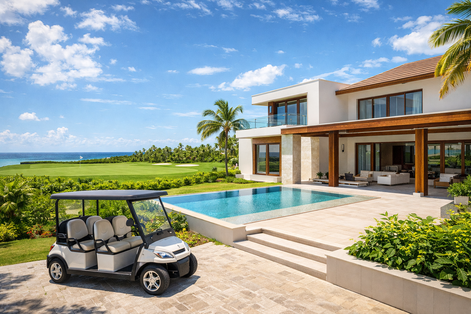Resort-integrated luxury villas in Punta Cana located in Cap Cana.