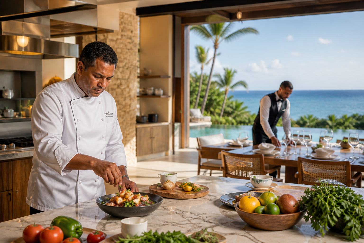 Private chef and butler service in Off-Market Luxury Villas Cap Cana